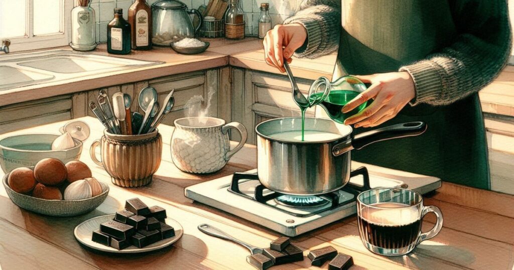 Green coffee preparation